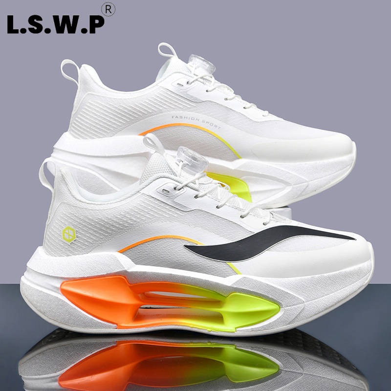 Breathable Mesh Athletic Shoes - أحذية رياضية رجالية كاجوال، أحذية جري