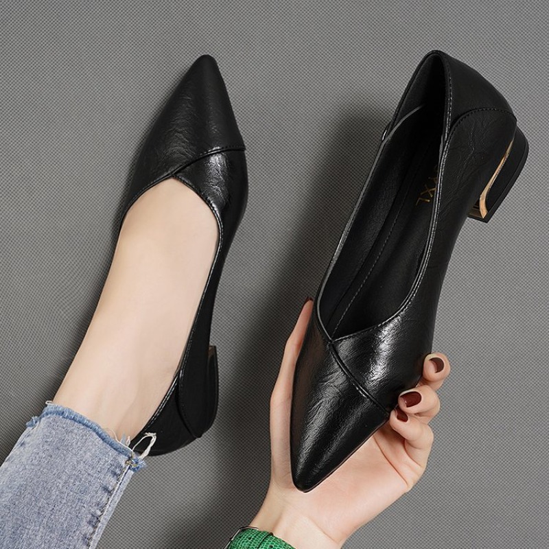 أحذية نسائية جلدية جديدة لربيع - مراجعة Heels وسعره