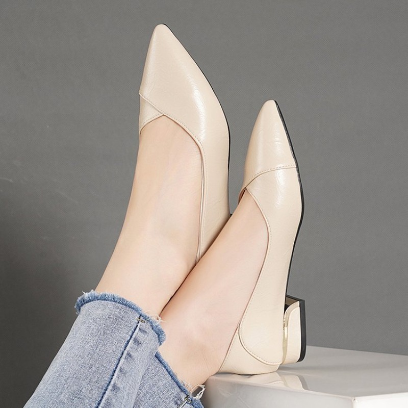 أحذية نسائية جلدية جديدة لربيع - مراجعة Heels وسعره