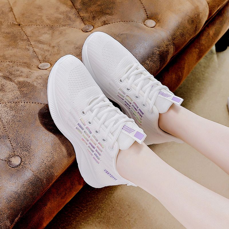 أحذية رياضية نسائية خفيفة الوز - مراجعة Breathable Mesh Athletic Shoes وسعره