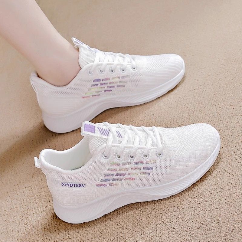 أحذية رياضية نسائية خفيفة الوز - مراجعة Breathable Mesh Athletic Shoes وسعره