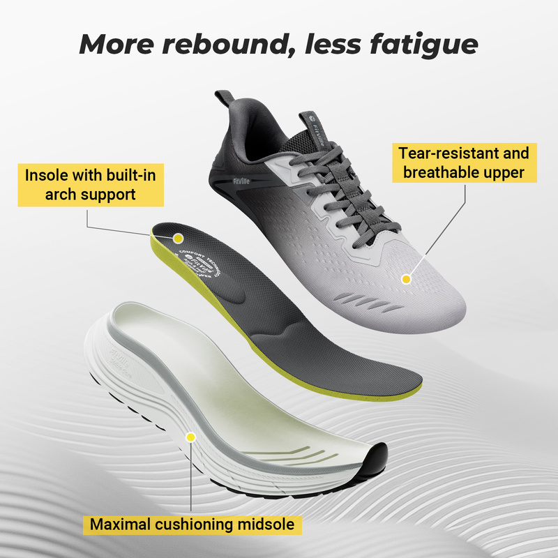 أحذية رياضية رجالية FitVille ف - مراجعة Breathable Mesh Athletic Shoes وسعره